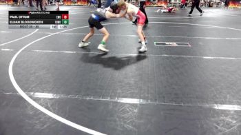85 lbs Round 3 - Paul Ottum, Longwood Wrestling Club vs Elijah Bloodworth, The Storm Wrestling Center