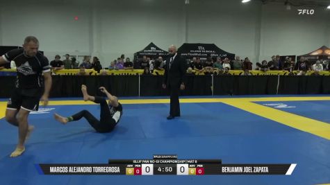 Benjamin Joel Zapata vs Marcos Alejandro Torregrosa 2026 Pan IBJJF Jiu-Jitsu No-Gi Championship