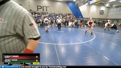 190 lbs Quarterfinal - Lukas Turner, Uintah vs Henry Wood, Ridgeline