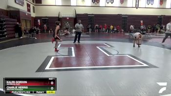 JV-1 lbs Round 2 - Kaleb Gordon, Waterloo East vs Charlie Herrig, Western Dubuque