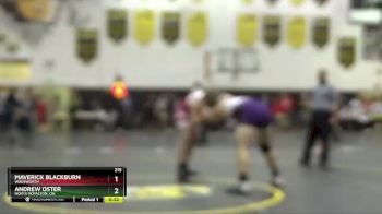 215 lbs 3rd Place Match - Maverick Blackburn, Wadsworth vs Andrew Oster, North Royalton, OH