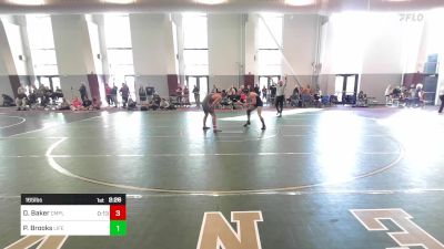 165 lbs Semifinal - Domonic Baker, Campbell vs Payton Brooks, Life University