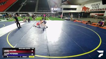 138 lbs Cons. Round 2 - James Holmes, Montana vs Clark Petersen, Idaho