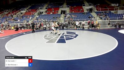 113 lbs Cons 64 #2 - Brighton Karvoski, CT vs Charlie Barnhouse, IA