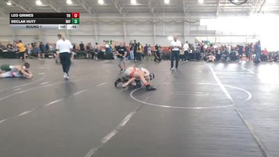 120 lbs Round 1 - Leo Grimes, TriValley vs Declan Hutt, Dayton Bandits