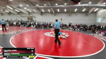 125 lbs Cons. Semi - Breezy Johnston, Broomfield vs Lilliana Limon, Sierra