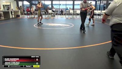 JV-18 lbs Round 5 - Alex Gassman, Western Dubuque vs Aidan Carlisle, Cedar Rapids Kennedy