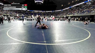 124 lbs Consy 4 - Tibor Toth, Pittston Area vs Kaleb Komisarski, Wattsburg