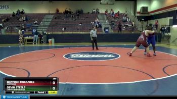 285 lbs Round 2 - Devin Steele, Carver Birmingham vs Brayden Huckabee, Hartselle