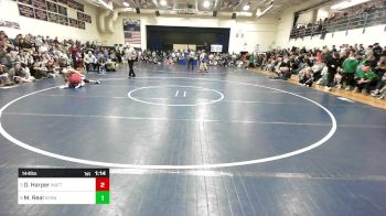 144 lbs Quarterfinal - Owen Harper, Mattanawcook vs Mario Real, Kennebunk