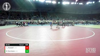 4A-113 lbs Quarterfinal - Liam Russell, HARRAH vs Mason Burnham, CATOOSA