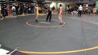 70 lbs Consi Of 16 #1 - Jae Swanick, Wallenpaupack vs Layla Harker, Apollo-Ridge