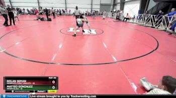 110 lbs Rd# 9- 2:15pm Saturday Final Pool - Matteo Gonzalez, Minion Black vs Nolan Seman, Minnesota Funky Singlets