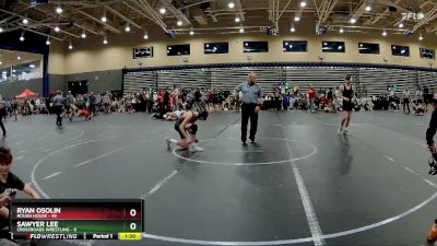 110 lbs Round 1 (8 Team) - Ryan Osolin, Rough House vs Sawyer Lee, Crossroads Wrestling