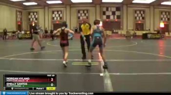 84 lbs Round 1 (8 Team) - Morgan Hyland, Misfits Dark Angles vs Emelly Santos, Misfits Cordoba