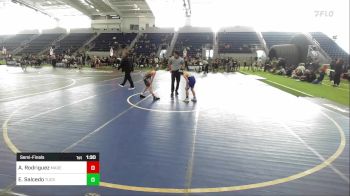 77 lbs Semifinal - Adam Rodriguez, Madera Wrestling Club vs Emilio Salcedo, Tucson Cyclones