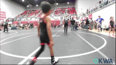 49 lbs Consi Of 8 #2 - Austin Galaviz, Tuttle Wrestling vs Adelyn Lonebear, Clinton Youth Wrestling