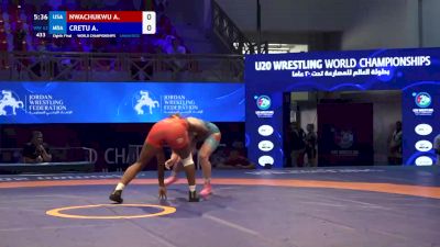62 kg 1/8 Final - Adaugo Nwachukwu, United States vs Ana Cretu, Moldova