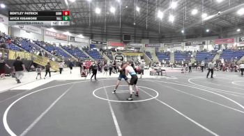 130 lbs Quarterfinal - Bentley Patrick, Gunnison vs Jayce Kisamore, Valley Bad Boys
