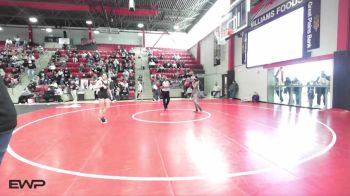 135 lbs Quarterfinal - Jada Gibson, Bentonville West High School vs Ayva Perez, TUTTLE