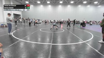 95 lbs Rr Rnd 1 - Avian Dickinson, Peer Pressure Elite - EL vs Bryce Reber, Buffalo Valley-Black - EL