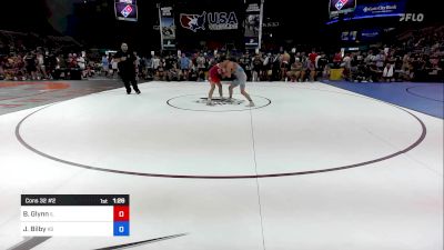 113 lbs Cons 32 #2 - Brady Glynn, IL vs James Bilby, KS