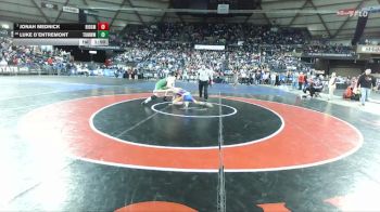 Boys 2A 175 lbs Champ. Round 1 - Jonah Mednick, Ridgefield vs Luke D`Entremont, Tumwater