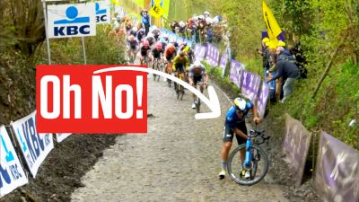 Crazy Cobbled Koppenberg Shakes Up 2024 Tour Of Flanders, Riders Forced To Walk