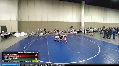 100 lbs Round 3 - Cole Jensen, All In Wrestling Academy vs William Alves, Lockwood