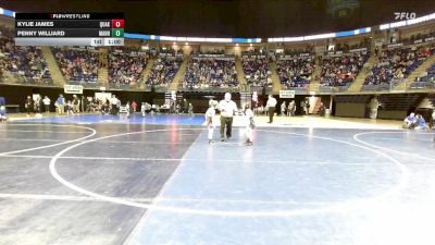 55 lbs Round Of 32 - Kylie James, Quakertown vs Penny Williard, Manheim Township