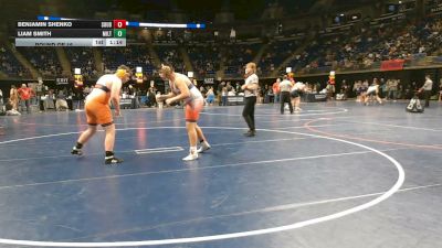 252 lbs Round Of 16 - Benjamin Shenko, Souderton vs Liam Smith, Milton Hershey