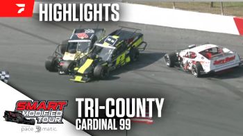 Highlights | 2024 SMART Modified Tour at Tri-County Speedway