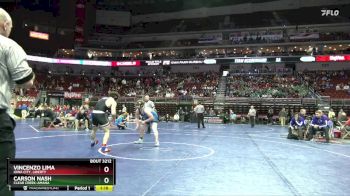 3A-215 lbs Champ. Round 2 - Carson Nash, Clear Creek-Amana vs Vincenzo Lima, Iowa City, Liberty