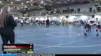 122 lbs Round 3 (4 Team) - Aleksandra Bastaic, Indiana INFERNO GOLD vs Irelan Powell, Black Mambas Blue