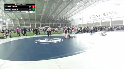 100 lbs Cons. Round 5 - Samuel Minich, Shootbox Wrestling Club vs Atlas Trout, Northside Wrestling Club