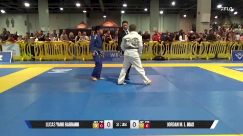 Jordan M. L. Dias vs Lucas Yang Barbaro 2025 American National IBJJF Jiu-Jitsu Open Championship