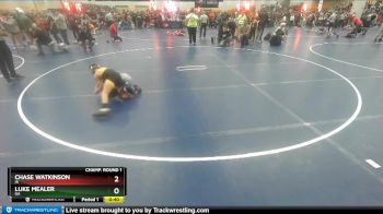 83 lbs Champ. Round 1 - Chase Watkinson, IA vs Luke Mealer, GA