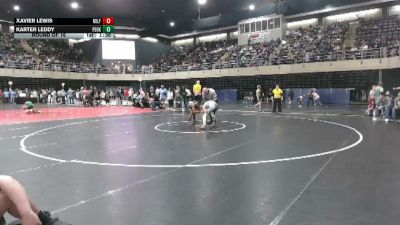 105 lbs Round Of 16 - Xavier Lewis, Milford vs Karter Leddy, Perkasie