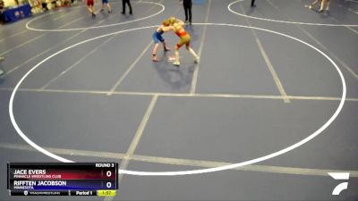 84 lbs Round 3 - Jace Evers, Pinnacle Wrestling Club vs Rifften Jacobson, Minnesota