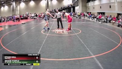 215 lbs Cons. Round 2 - Ethan Hall, Park Hill vs Brodie Purtle, St. Michael The Archangel Catholic