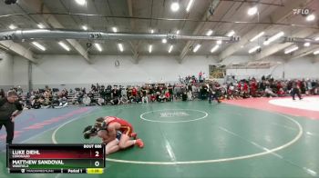 165 lbs Champ. Round 3 - Luke Diehl, Coronado vs Matthew Sandoval, Widefield