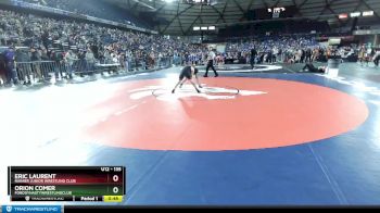 135 lbs Cons. Round 2 - Eric Laurent, Rainier Junior Wrestling Club vs Orion Comer, FordDynastyWrestlingClub