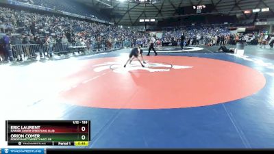 135 lbs Cons. Round 2 - Eric Laurent, Rainier Junior Wrestling Club vs Orion Comer, FordDynastyWrestlingClub