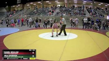 132 lbs Cons. Round 1 - Daniel Segaline, Waldport Leprechauns vs Milo Davidson, Milwaukie Youth Wrestling Club