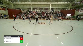 126 lbs Quarterfinal - Wilson Jamison, Christian Brothers vs Cael Kusky, The Lovett School