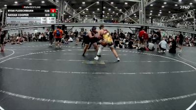 285 lbs Round 7 (8 Team) - Ryan Fleischmann, The Plumbers vs Navian Cooper, Team 302 Blue