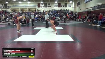 175 lbs Round 1 - Carter Eddy, Independence vs Colin Grundlingh, Roland-Story