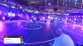 116 lbs 5th Place - Alexis Galusha, St. Paul Youth Wrestling vs Ryland Huppenthal, Brighton WC