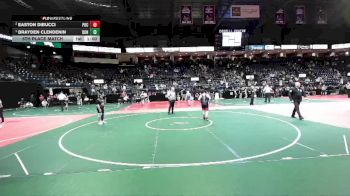 160 lbs 5th Place Match - Easton DiBucci, POC3 vs Brayden Clendenin, DONA