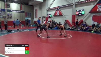 126 lbs Consi Of 16 #1 - Jeff Lopez, Clovis West vs Salvador Nunez, San Luis Obispo